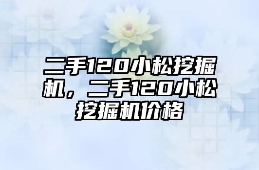 二手120小松挖掘機(jī)，二手120小松挖掘機(jī)價(jià)格