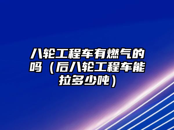 八輪工程車有燃?xì)獾膯幔ê蟀溯喒こ誊嚹芾嗌賴崳? class=