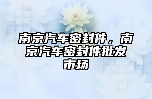 南京汽車密封件，南京汽車密封件批發(fā)市場