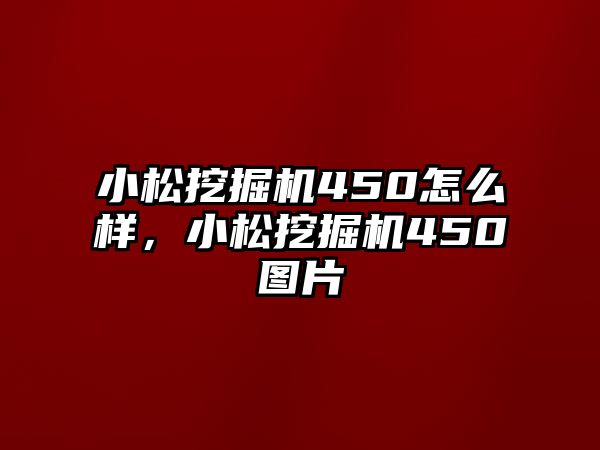 小松挖掘機(jī)450怎么樣，小松挖掘機(jī)450圖片