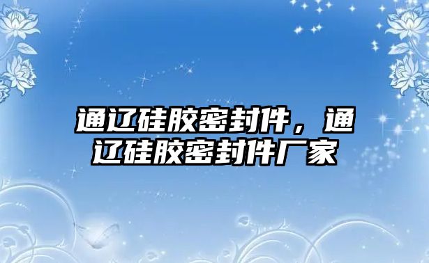 通遼硅膠密封件，通遼硅膠密封件廠家