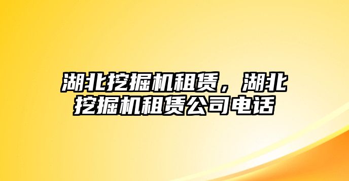 湖北挖掘機(jī)租賃，湖北挖掘機(jī)租賃公司電話