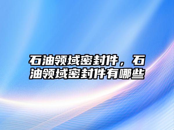 石油領(lǐng)域密封件，石油領(lǐng)域密封件有哪些