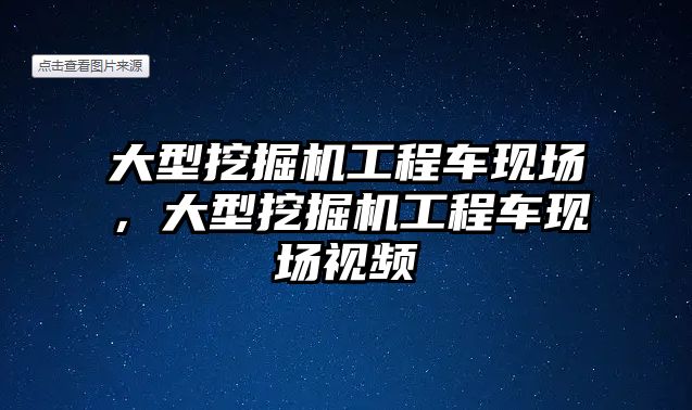 大型挖掘機工程車現(xiàn)場，大型挖掘機工程車現(xiàn)場視頻