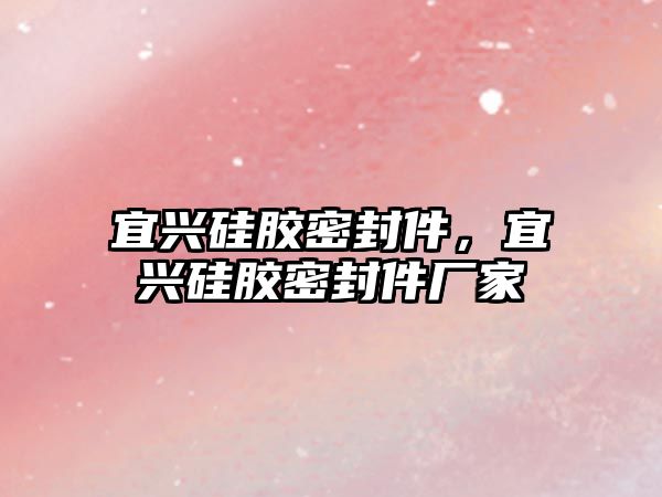 宜興硅膠密封件，宜興硅膠密封件廠家