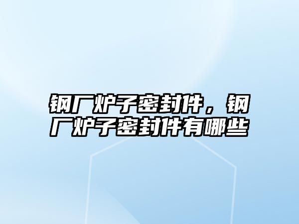 鋼廠爐子密封件，鋼廠爐子密封件有哪些