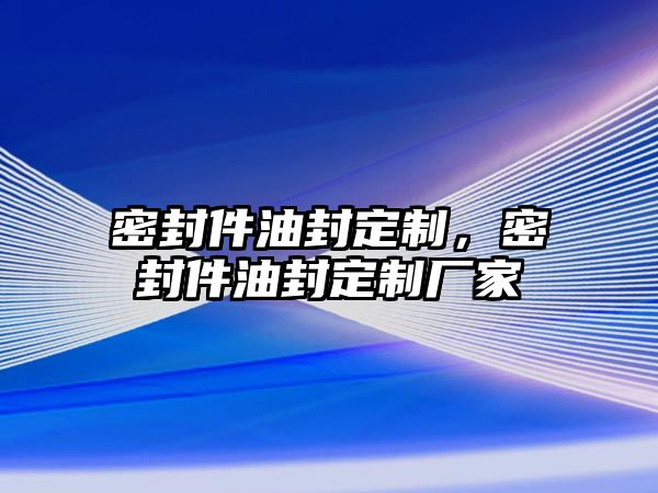 密封件油封定制，密封件油封定制廠家