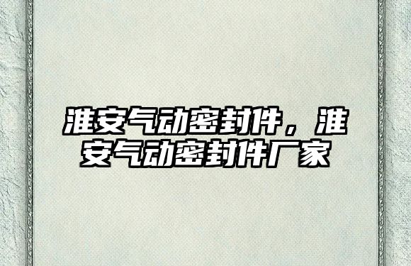 淮安氣動密封件，淮安氣動密封件廠家