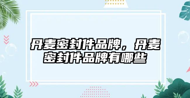 丹麥密封件品牌，丹麥密封件品牌有哪些