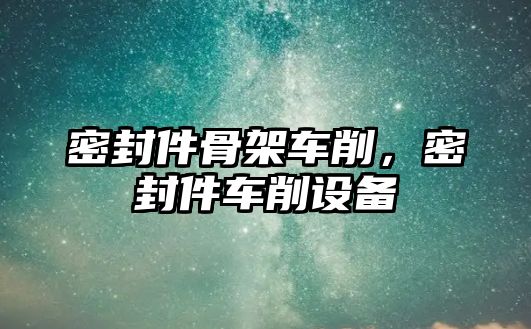 密封件骨架車削，密封件車削設(shè)備