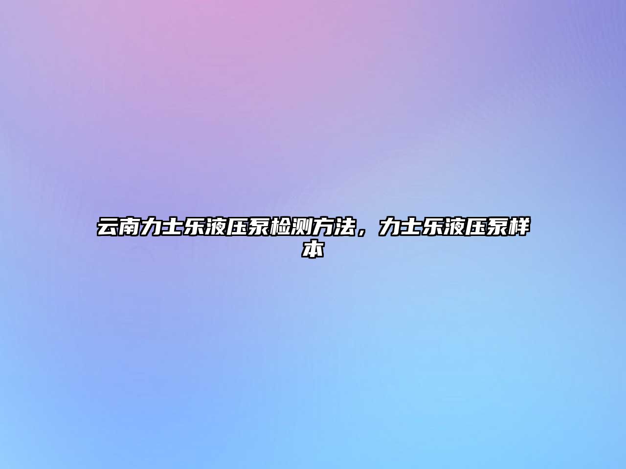 云南力士樂液壓泵檢測方法，力士樂液壓泵樣本