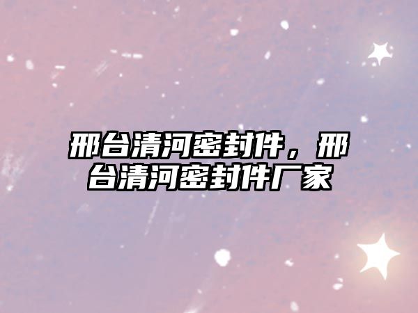 邢臺清河密封件，邢臺清河密封件廠家