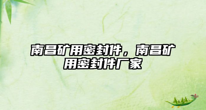 南昌礦用密封件，南昌礦用密封件廠家